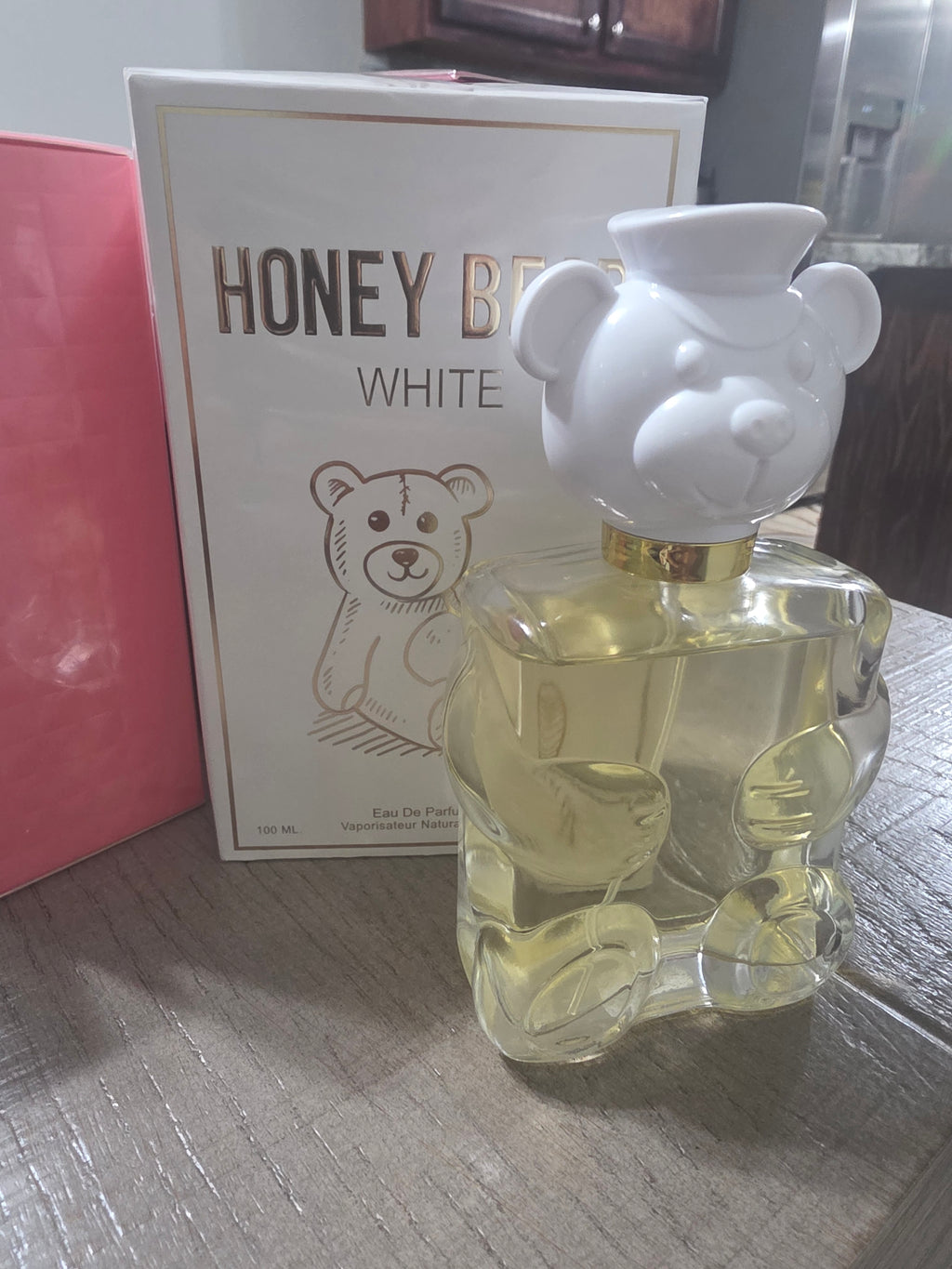 Honey bear white