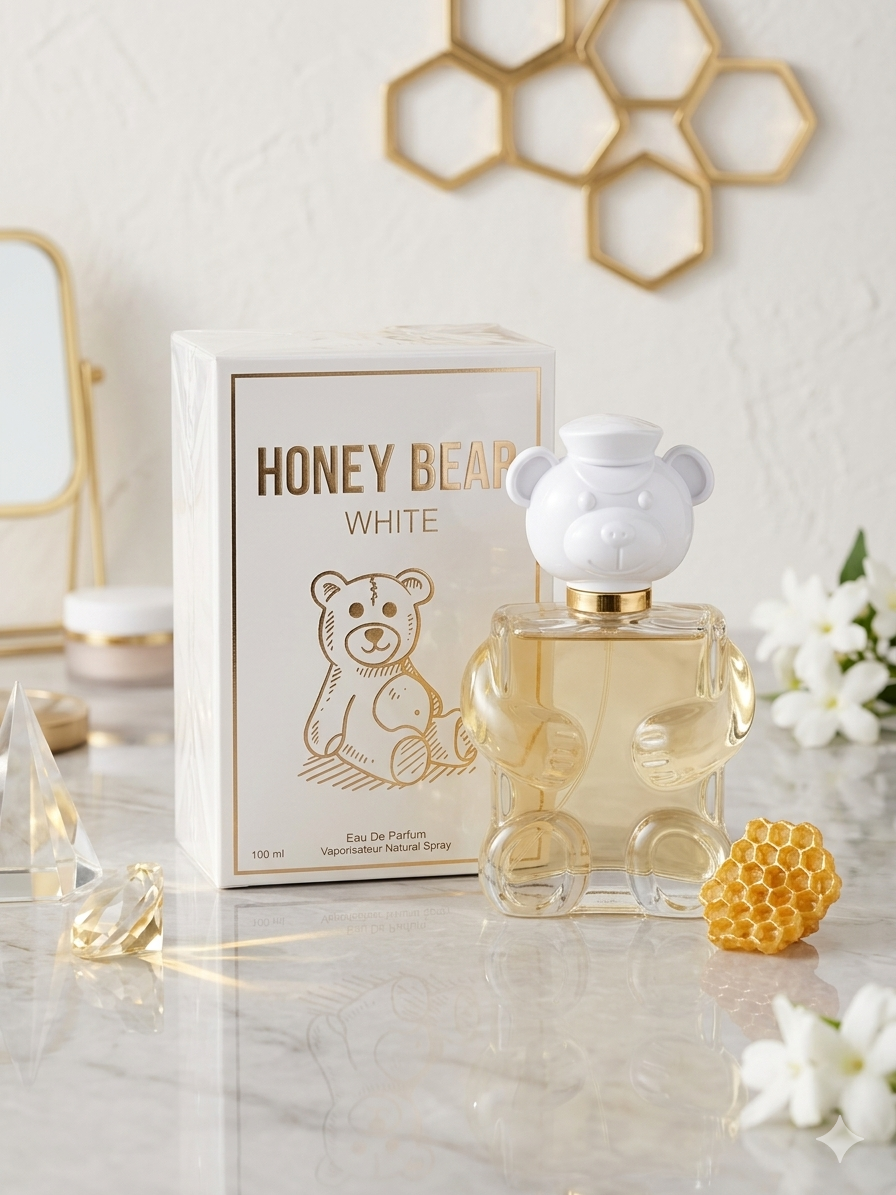Honey bear white